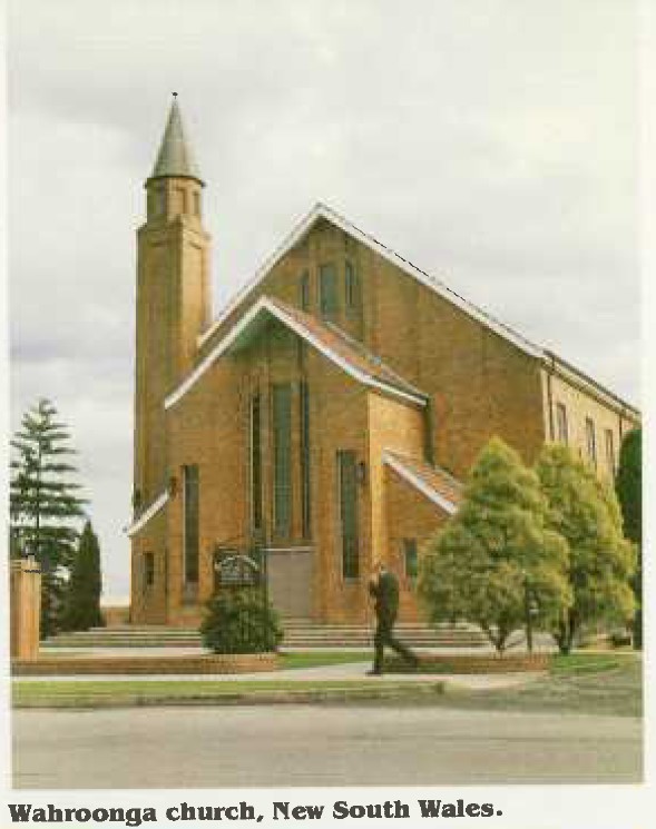 Photograph of the Adventist church in Wahroonga