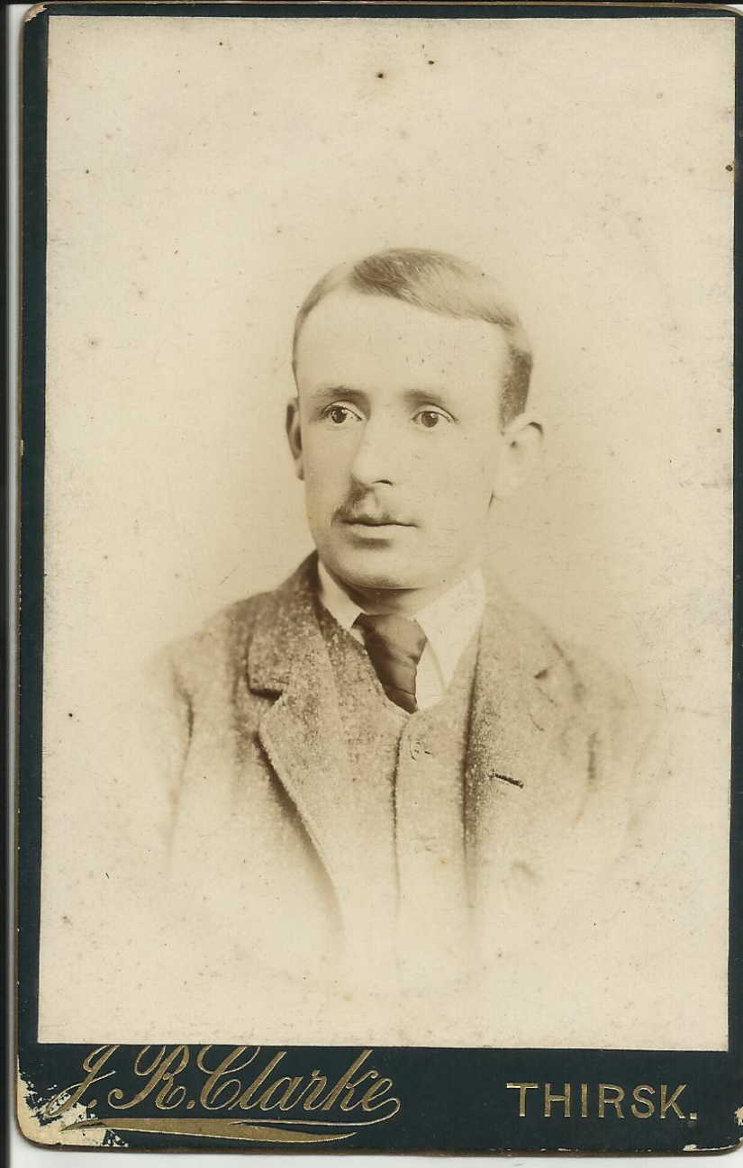 Photograph of James Holmes as a young man